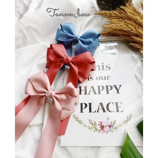 ริบบิ้นผ้าโพลี่เกาหลี (poly-cotton) เนื้อดี ทำโบว์สวย