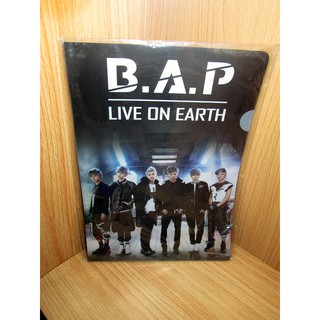 B.A.P Clear File Set (เซตแฟ้ม) Concert Live On Earth Seoul Official Goods ของแท้จากเกาหลี KPOP