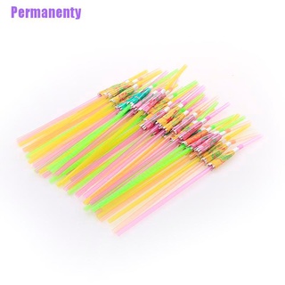 (Permanent) ร่มพลาสติก 50 ชิ้น สําหรับเครื่องดื่ม ค็อกเทล น้ําผลไม้ ชายหาด