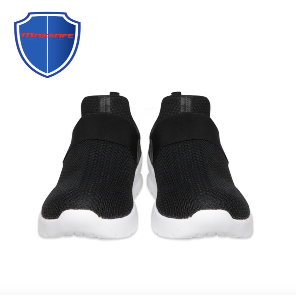 รองเท้าเซฟตี้ ชนิดสวม(Slip On)  สีดำ MAXSAFE รุ่น  SP15271