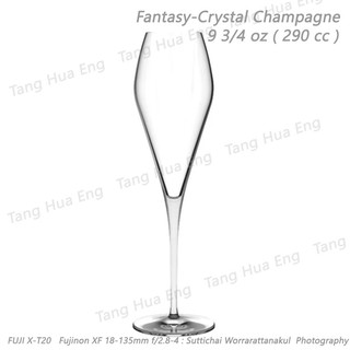 ( 6 ใบ ) Nude Fantasy-Crystal Champagne แก้วแชมเปญ เนื้อ คริสตัล 290 cc. #66160-1081360