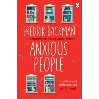 Anxious People The No. 1 New York Times bestseller หนังสือภาษาอังกฤษ พร้อมส่ง