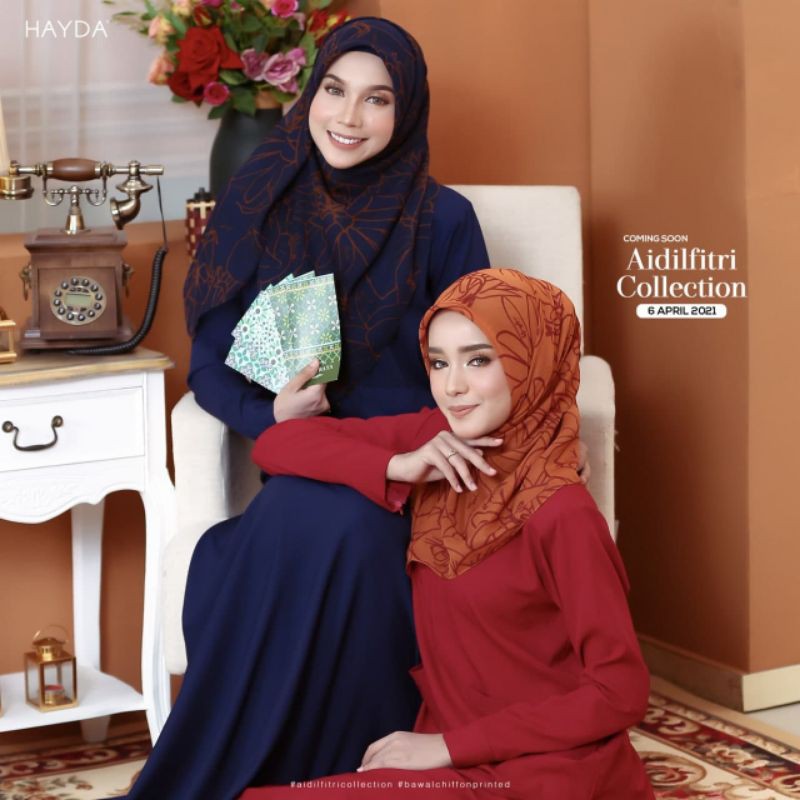 !!️AIDLOFITRI!!️YUHA HAYDA SCARF BAWAL ANTI KEDUT !!️IRONLESS!!️
