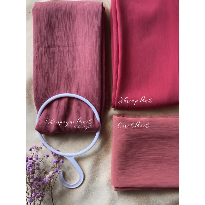 JUWITA TEXTURED CHIFON SHAWL