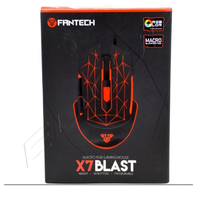 OPTICAL MOUSE FANTECH X7 Blast Gaming (Black)