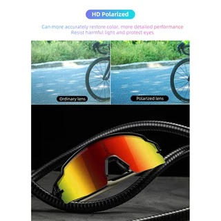 ROCKBROS แว่นตากันแดดสําหรับผู้ชายผู้หญิงเลนส์ Polarized Uv 400 เหมาะกับการวิ่งเล่นกีฬา