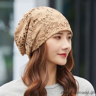 หมวกบีนนี่ ผ้าฝ้าย แบบนิ่ม ระบายอากาศได้ดี สีพื้น สไตล์ฮิปฮอ…