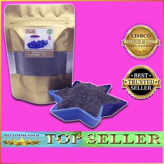 อัญชันผง ชาสมุนไพรออร์แกนิค 30 กรัม 100% Butterfly Pea Flower Powder 30g ชาดอกอัญชัน ชาเพื่อสุขภาพบำรุงสายตา ชาลดน้ำหนัก