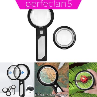 Magnifying Glass with Light with 2 Lens 6 LED for Inspection