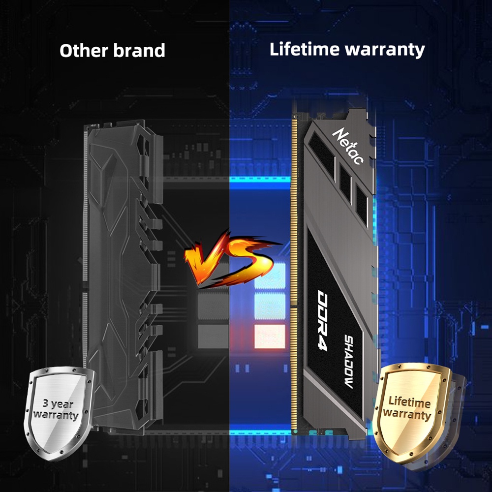 Netac Ram memory DDR4 3200MHZ 16gb 8 gb Memoria RAM ecc ddr4 ram 16gb ...