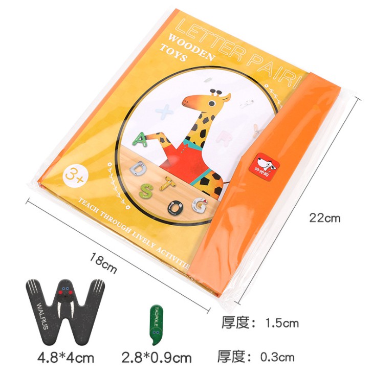 New🌈Magnetic ABC Book สมุดแม่เหล็กตัวอักษรภาษาอังกฤษพิมพ์ใหญ่ พิมพ์เล็ก พกพาสะดวก ติดไวท์บอร์ดได้ ของเล่นเสริมพัฒนาการ