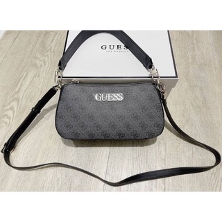 พร้อมส่ง กระเป๋าสะพาย Guess bag ทรงพอร์ชบุหนัง แท้ 💯%