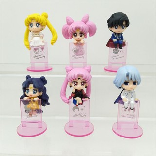 เซเลอร์มูน Sailormoon เกาะแก้ว ชุด 6 ตัว