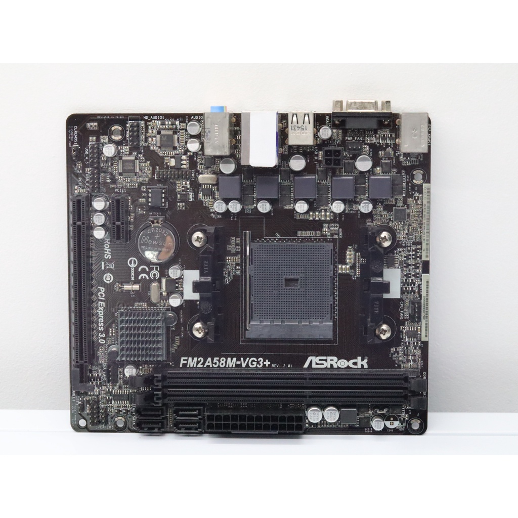 MAINBOARD เมนบอร์ด FM2+ ASROCK FM2A58M-VG3+ R2.0 มือสอง