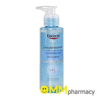 Eucerin UltraSensitive [Hyaluron] Cleansing Gel 200ml. ยูเซอริน อัลตร้าเซ็นซิทีฟ [ไฮยาลูรอน] คลีนซิ่ง เจล 200มล.