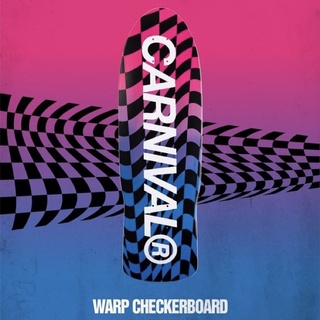 CARNIVAL® Warp Checkerboard Skateboard / แผ่นสเก็ตบอร์ด เซิร์ฟสเก็ต 31.5 นิ้ว