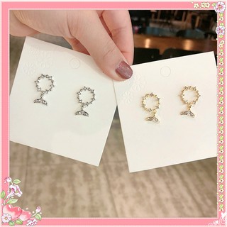 YWEE-60_Mermaid diamond earrings เพชร ต่างหู