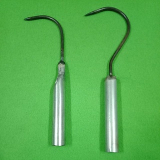 ตะขอเกี่ยวขี้ยาง ตะขอเหล็ก 2 แบบ เกี่ยวขี้ยางหรือเกี่ยวสิ่งของต่างๆ Scrap hooks Two types of steel hooks for hooking