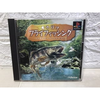 แผ่นแท้ [PS1] Lets Go Flyfishing (Japan) (SLPS-01827) Fishing Fish ตกปลา