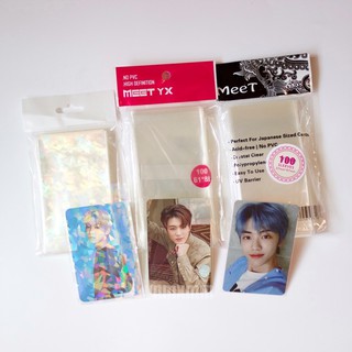 [พร้อมส่ง] ซองแก้ว/ซองใส่การ์ดmeet&amp;ฮลก