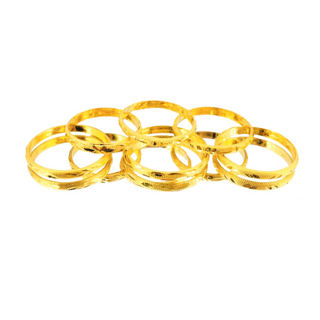 แหวนทองคำแท้ น้ำหนัก 0.6 กรัม ลายจิกเพชรรอบวงคละลาย ทองคำแท้ 96.5 % พร้อมใบรับประกันสินค้า