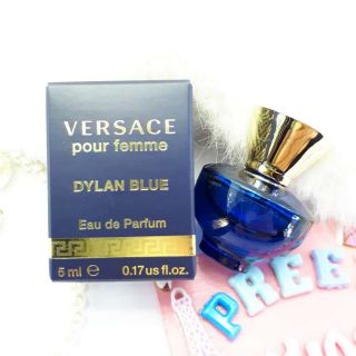 Versace Pour Femme Dylan Blue EDP 5ml น้ำหอม เวอร์ซาเช่ ของแท้ (ติดทน-แบบหัวแต้ม-ขนาดทดลอง)