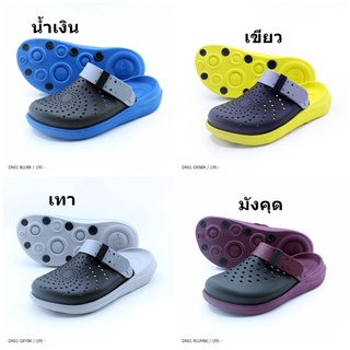 รองเท้า Monobo รุ่น DN01 สี น้ำเงิน เขียว เทา มังคุด