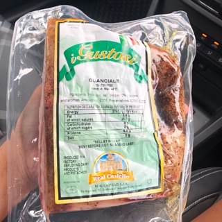 ส่งฟรี Guanciale เบคอนอิตาลีส่วนแก้ม 1kg up 🥓 ของแท้นำเข้าจากอิตาลี