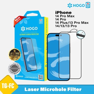 ฟิล์มกระจก สำหรับ iPhone เท่านั้น ยี่ห้อ Hogo แบบเต็มจอ Real Full Coverage