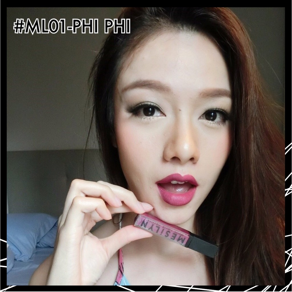 Mesilyn Matte Liquid Lipstick - ML01 Phi Phi