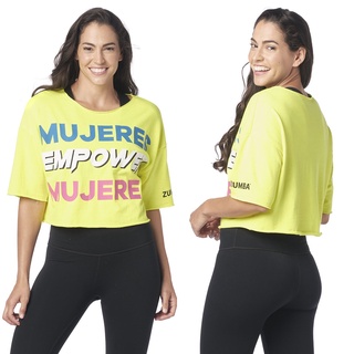 Mujeres Empower Mujeres Top (เสื้อออกกำลังกายซุมบ้า)