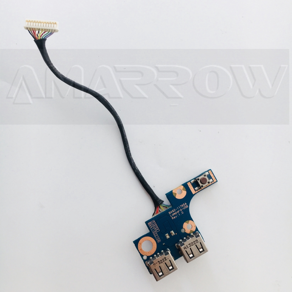 สําหรับ Samsung NP270E4V NP275E5E NP275E4E NP275E5V ปุ่ม USB BOARD BA92-11765A pxb6