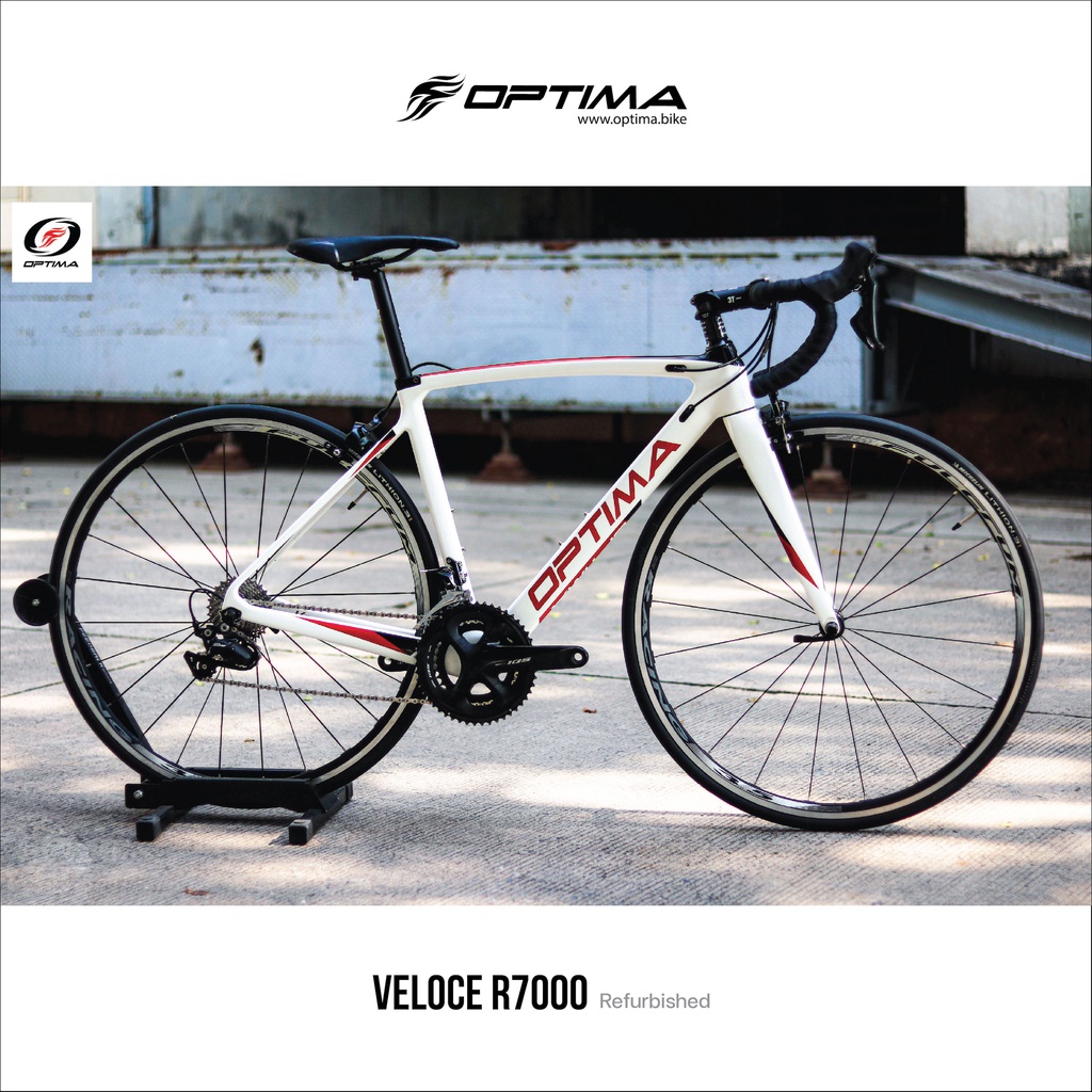 OPTIMA จักรยานเสือหมอบ รุ่น VELOCE R7000 (Refurbished) ไซส์ 48