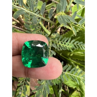 Nano emerald cushion 16x16mm  1 pieces