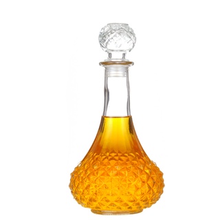 mwcขวดแก้ว ขวดใส่ไวน์ ขวดใส่เหล้าทรงกลมขนาด 1000ML Liquor Wine Glass Bottle for Whiskey