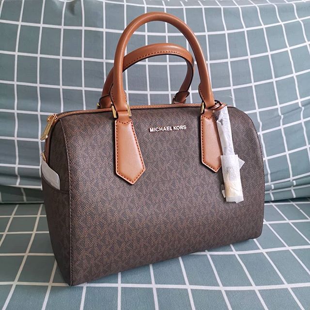 michael kors hayes large duffle satchel bag