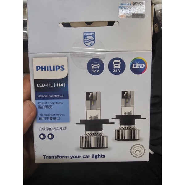 1หลอด PHILIPS LED H4 Ultinon Essential GEN 2