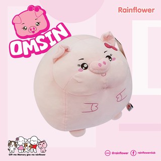 🐹💗 หมอนผ้าห่มหมูออมสินตัวอ้วน แบรนด์ Rainflower 🐹💗