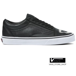 VANS OLD SKOOL FANGS BLACK TRUE WHITE SNEAKERS สินค้ามีประกันแท้