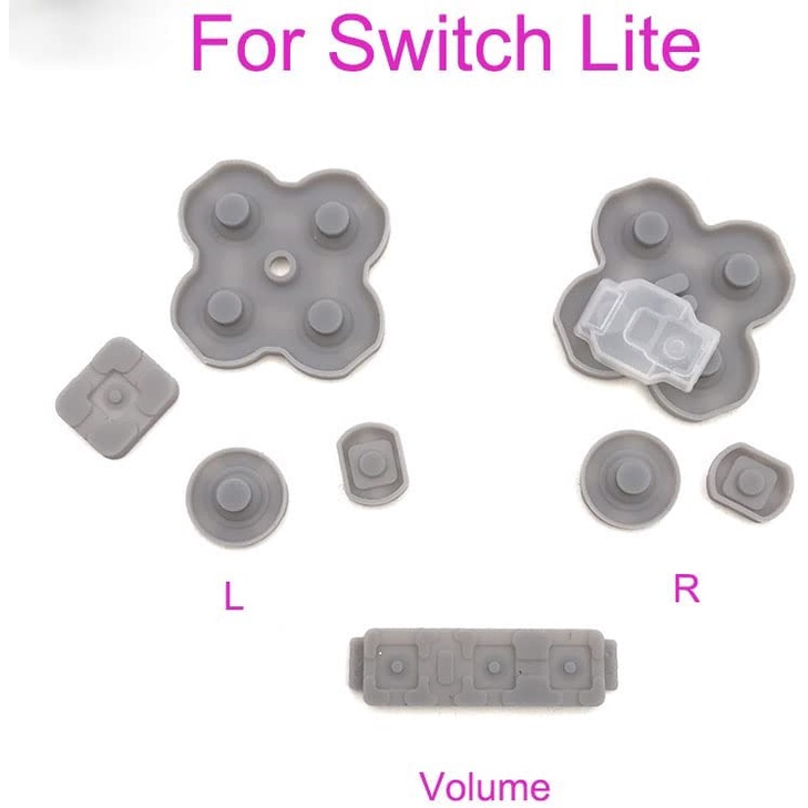 ชุดแผ่นยางซิลิโคน สําหรับซ่อมแซมเกมคอนโซล Nintendo Switch Lite