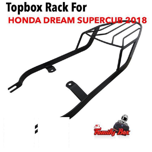 แร็คท้ายตรงรุ่น Honda Supercub2018 (ไฟกลม)