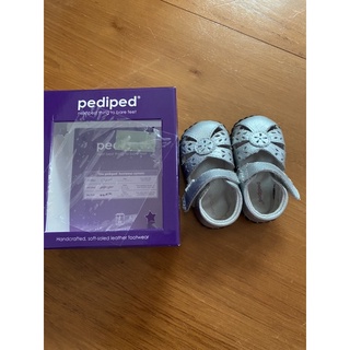 Pediped infant shoes for baby 6-12months สี silver