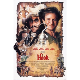 โปสเตอร์หนัง Hook 1991 ฮุก ขนาด 11.5 X 16.5 นิ้ว (A3)