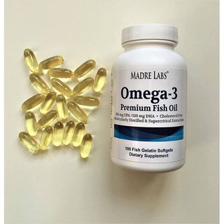 โอเมก้า 3 omega-3 premium fish oil 100 fish gelatin softgels (โอเมก้า 3 น้ำมันปลาพรีเมี่ยม 100 แคปซูล)