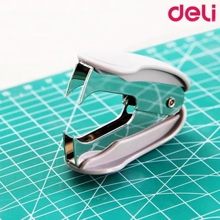 ที่ถอนลวด ที่ดึงลวด ที่แกะแม็ก ที่ถอนลวดเย็บกระดาษ Deli 0232 Staple Remover คละสี 1 ชิ้น [S24]