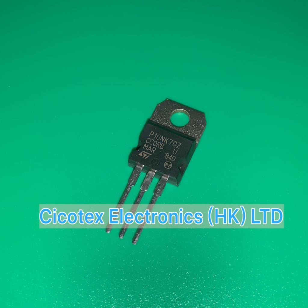 10pcs/lot STP10NK70Z/STP10NK70ZFP TO-220/TO-220FP STP10NK70 ZFP MOSFET N-CH 700V 8.6A TO-220 ST P10N