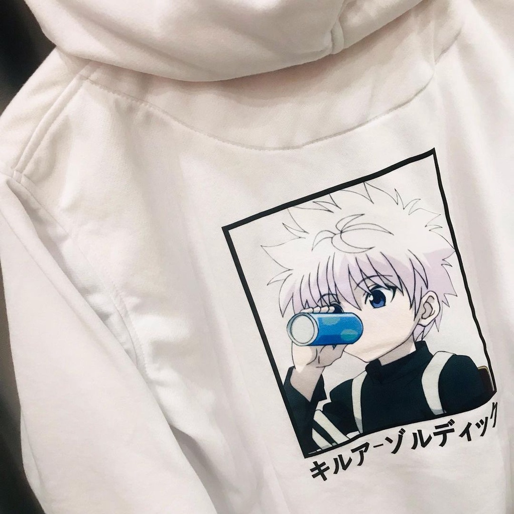 KILLUA ANIME HOODIE ขนาดใหญ่ทุกขนาด ML XL XXL XXXL XXXXL XXXXXXL XXXXXXL OVERSIZE ANIME HOODIE