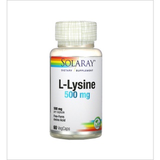 Solaray, L-Lysine, 500 mg ไลซีน