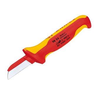 Knipex มีดปอกสายไฟ VDE ด้ามกันไฟ  ใบมีดมีฉนวน 9854 ผลิตในเยอรมัน