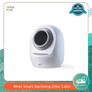 [ พร้อมส่ง ] Meet Smart Sterilizing Litter Cabin - ห้องน้ำแมว